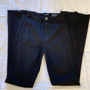 NWT Fashion Nova Black Denim Wide Leg Flare Jeans